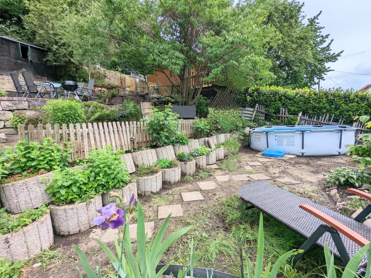 Urlaubsmagie - Bad Schandau Fusslaufig, Garten, Pool - R1 Rathmannsdorf Kültér fotó