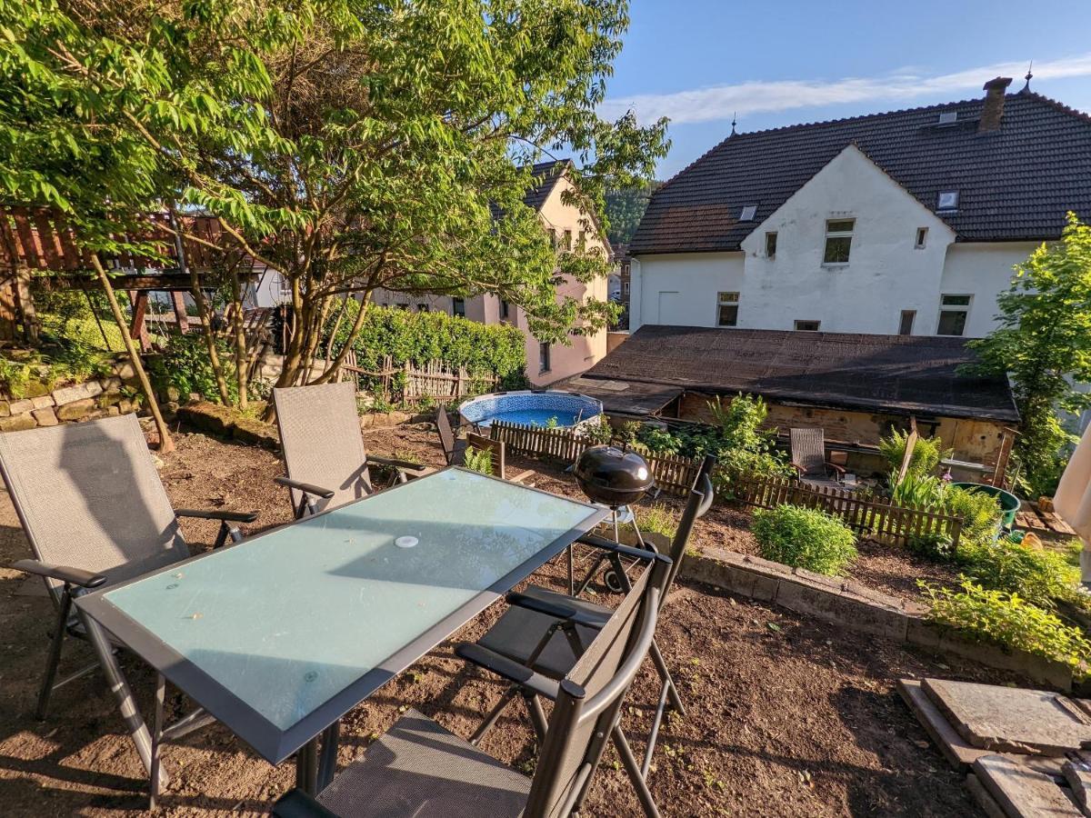 Urlaubsmagie - Bad Schandau Fusslaufig, Garten, Pool - R1 Rathmannsdorf Kültér fotó