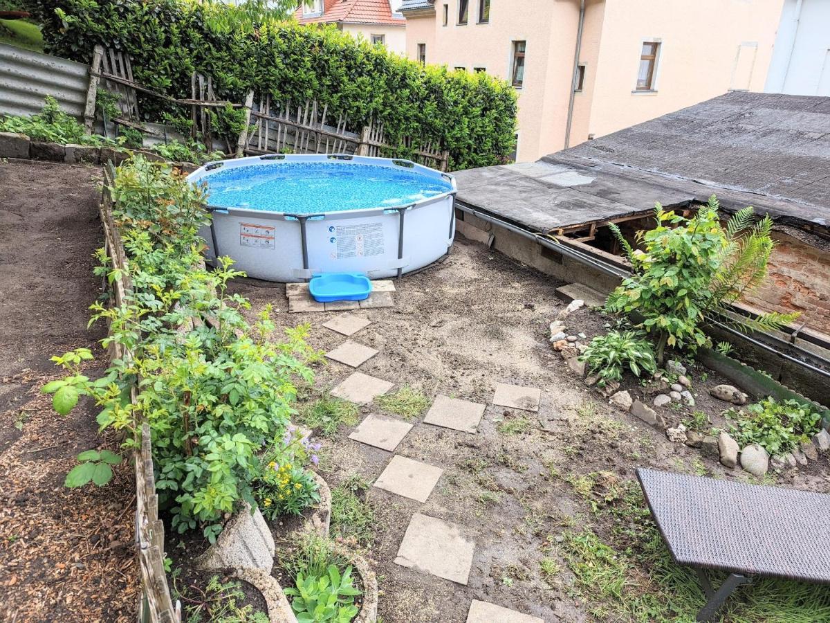 Urlaubsmagie - Bad Schandau Fusslaufig, Garten, Pool - R1 Rathmannsdorf Kültér fotó