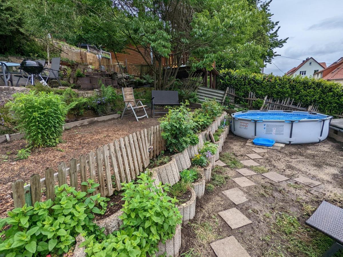 Urlaubsmagie - Bad Schandau Fusslaufig, Garten, Pool - R1 Rathmannsdorf Kültér fotó